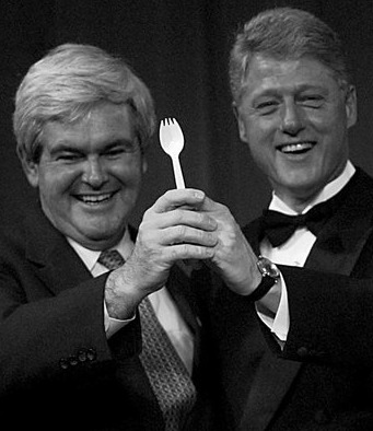 Clinton-Gingrich Spork Summit: Looking for Answers