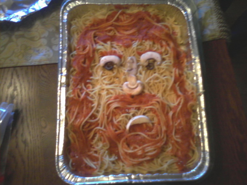 Jesus Found In Spaghetti Casserole