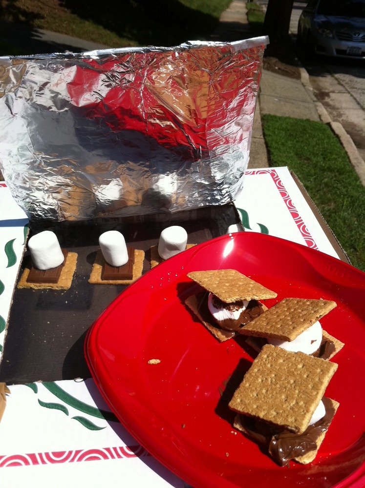 S’mores Made With Solar Oven