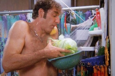 Great Moments in Shower Eating on TV