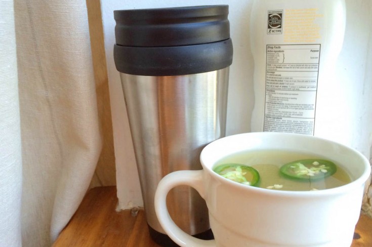 Recipe: Jalapeno Miso Soup in the Shower
